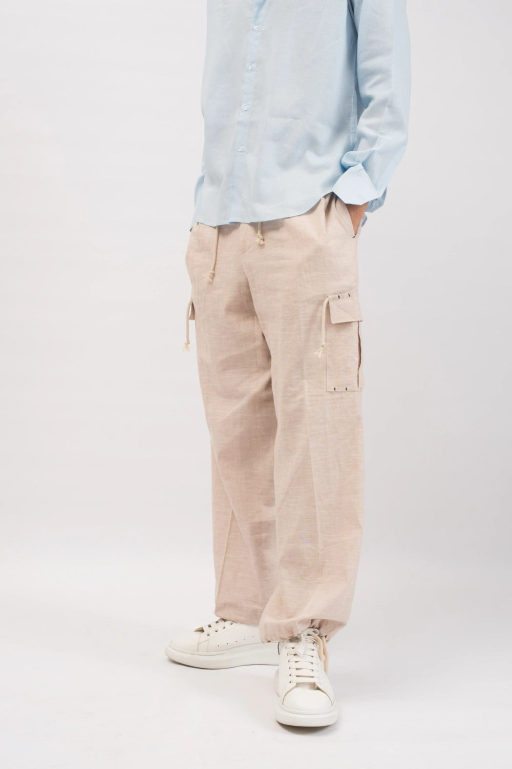 Baggy Linen Cargos