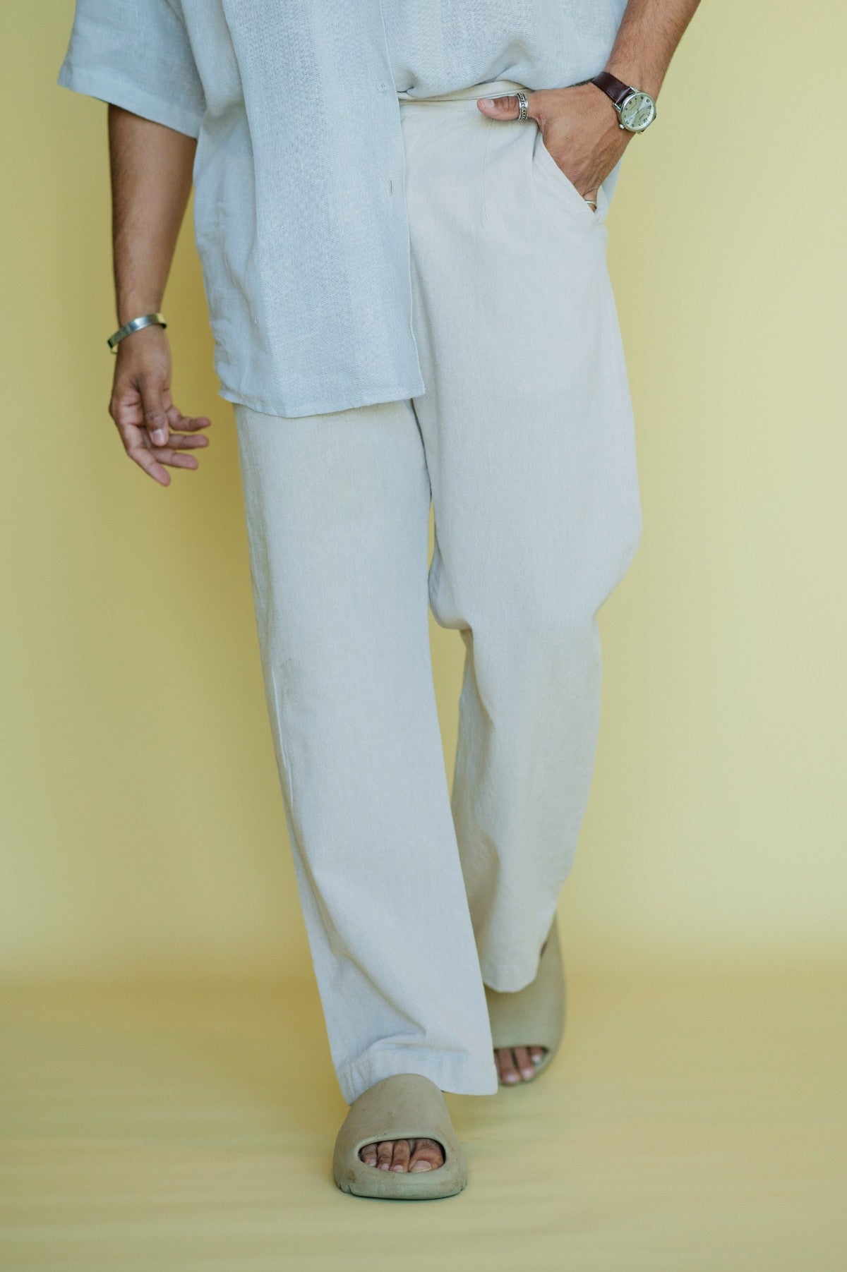 Linen Straight Fit Pant