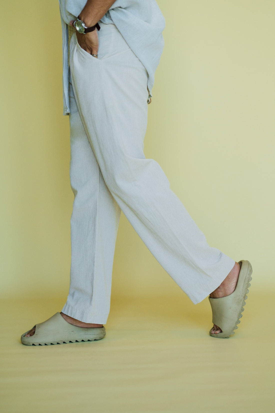 Linen Straight Fit Pant